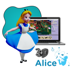 Alice 3d - КИБЕРшкола программирования для детей, компьютерные курсы для школьников, начинающих и подростков - KIBERone г. Заречный