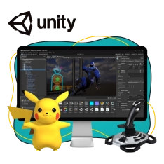 Мир игр на Unity 2D на популярном движке + AI-помощники - КИБЕРшкола программирования для детей, компьютерные курсы для школьников, начинающих и подростков - KIBERone г. Заречный