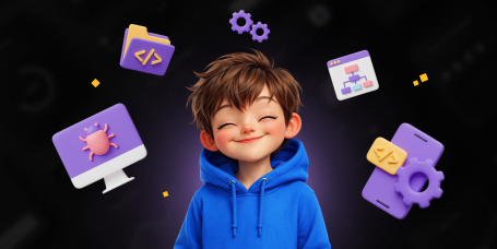 Идеальный сайт с нуля: код, дизайн и AI-помощник - КИБЕРшкола программирования для детей, компьютерные курсы для школьников, начинающих и подростков - KIBERone г. Заречный